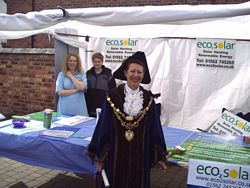 The Mayor at the Discover Bewdley weekend