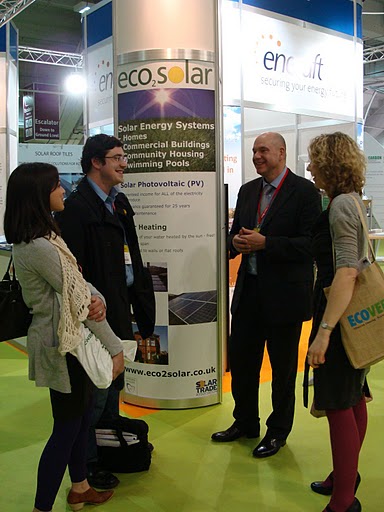 Paul at Ecobuild Earls Court