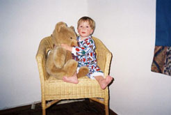 Future generations; child and teddy