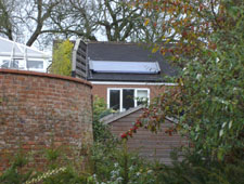 Solar power at the weather station