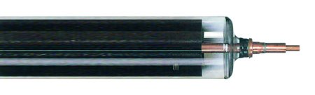 Efficient evacuated tube design