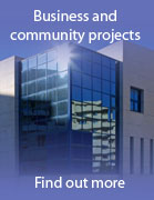 Business and community solar systems
