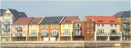 Solar panels by the sea