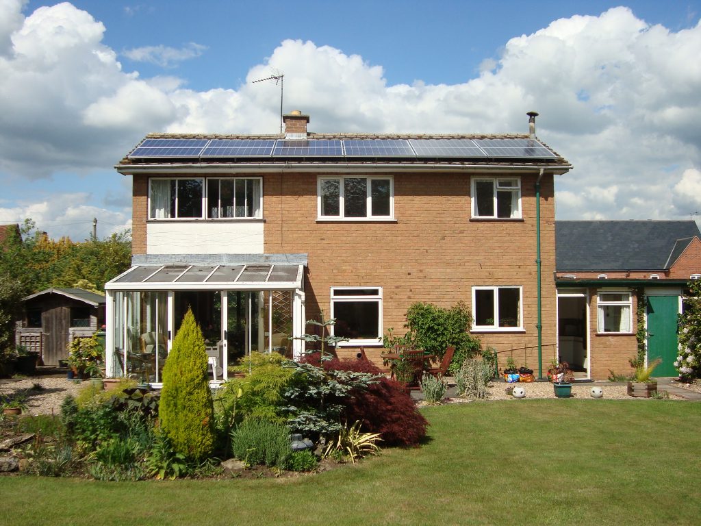 Solar PV panel installation