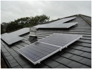 Solar Panels on office roof