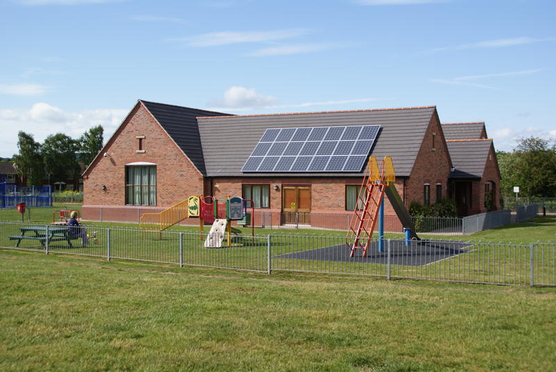 Solar Panels on Arley Kings Village Hall