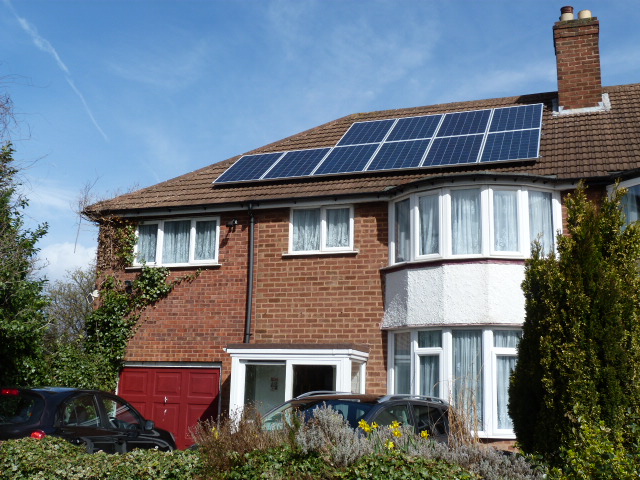 Solar electricity Birmingham